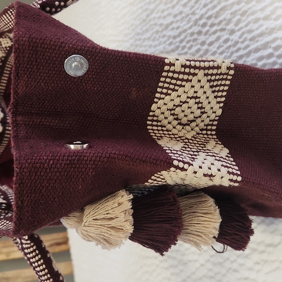 Handbag/ Purse NWOT Loom Woven 100 Cotton and Hand Dyed - Picture 5 of 6